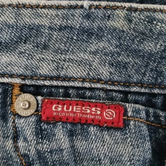 🔥 Guess Jeans 1981 Denim Mini Skirt | Size 32 | Vintage Y2K Vibe - Picture 8 of 10